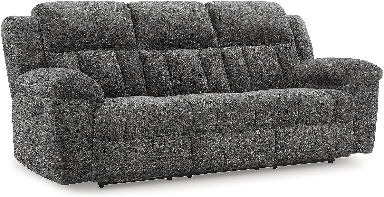 91ro3GyGj0L._AC_SL1500_.jpg Signature Design by Contemporary Manual Reclining Sofa, Gray - Image 1